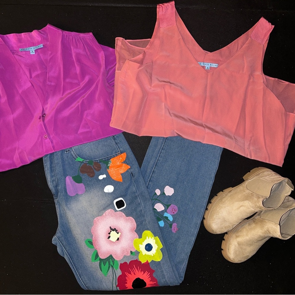 Bundle deal: 2 Antonio Melani tops for $25 💗💜